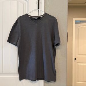 Boss Gray V-Neck Men's T Shirt